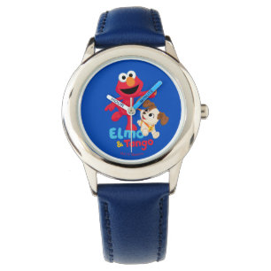 Reloj De Pulsera Barrio Sésamo   Ejecución de Elmo y Tango