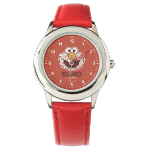 Reloj De Pulsera Barrio Sésamo   Elmo Desde 1984