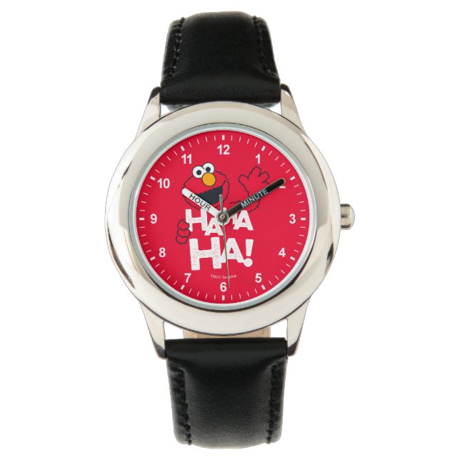 Reloj De Pulsera Barrio Sésamo | Elmo - ¡Ja ja! (Anverso)
