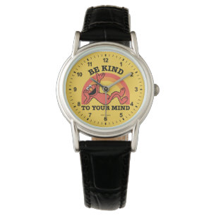 Reloj De Pulsera Barrio Sésamo   Elmo sé amable con tu mente