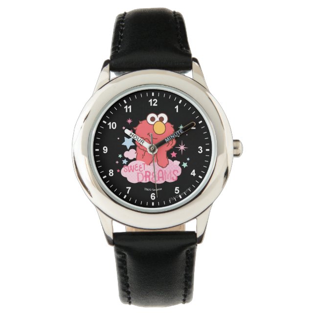 Reloj De Pulsera Barrio Sésamo | Elmo - Sueños dulces (Anverso)