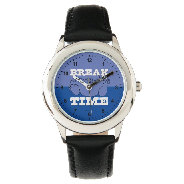 Reloj De Pulsera Barrio Sésamo | Hora de descanso del monstruo de l (Anverso)