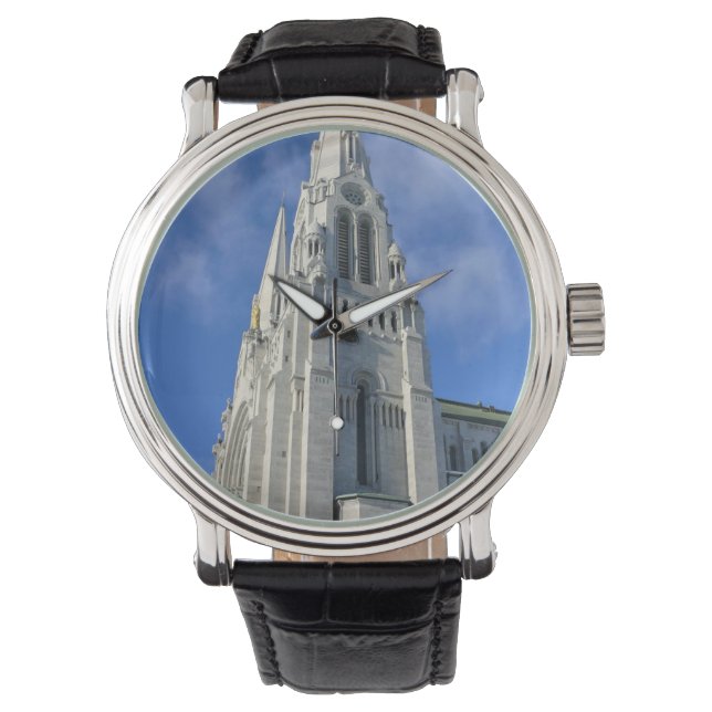 Reloj De Pulsera Basílica de Santa Ana de Beaupre, Quebec, Canadá (Anverso)