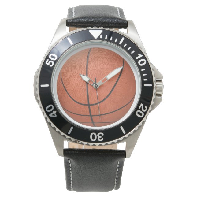 Reloj De Pulsera Basketball Background Watch (Anverso)