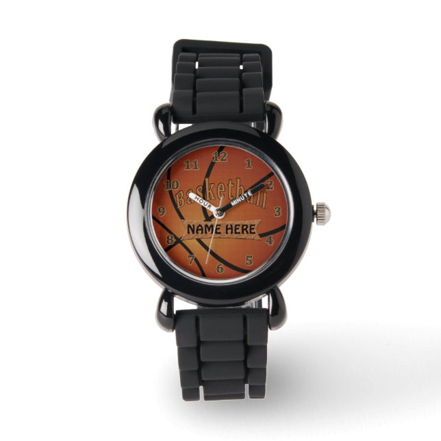 Reloj De Pulsera BASKETBALL WATCH, regalos personalizados de balonc (Anverso)