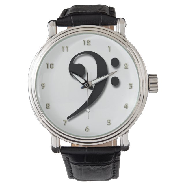 Reloj De Pulsera Bass Clef Watch. (Anverso)
