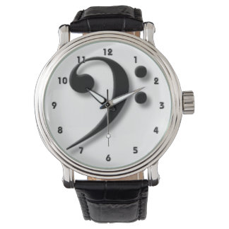 Reloj De Pulsera Bass Clef Watch de Leslie Harlow