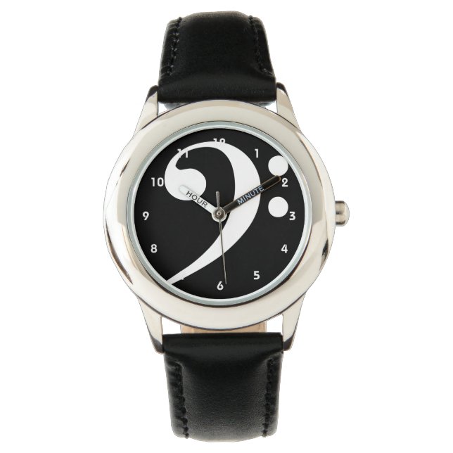 Reloj De Pulsera Bass Clef Watch de Leslie Harlow (Anverso)