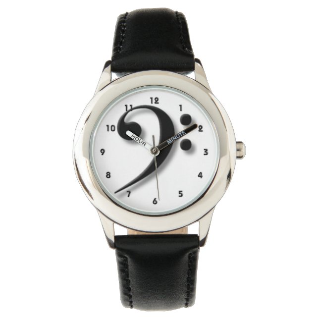 Reloj De Pulsera Bass Clef Watch de Leslie Harlow (Anverso)