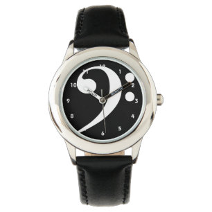 Reloj De Pulsera Bass Clef Watch por Leslie Harlow