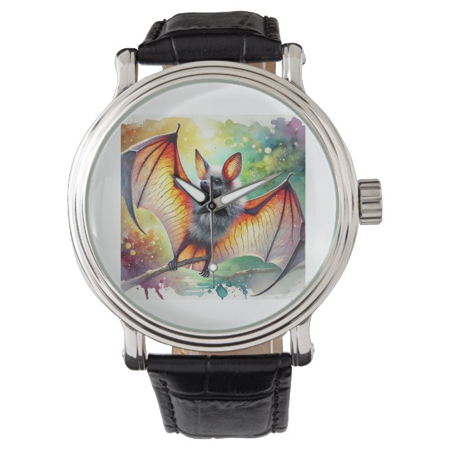 Reloj De Pulsera Bat in Flight 200824AREF114 - Watercolor (Anverso)