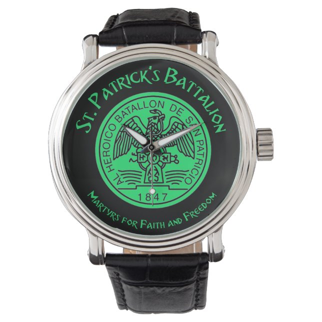 Reloj De Pulsera Batallón San Patricios Católico de San Patricio (Anverso)