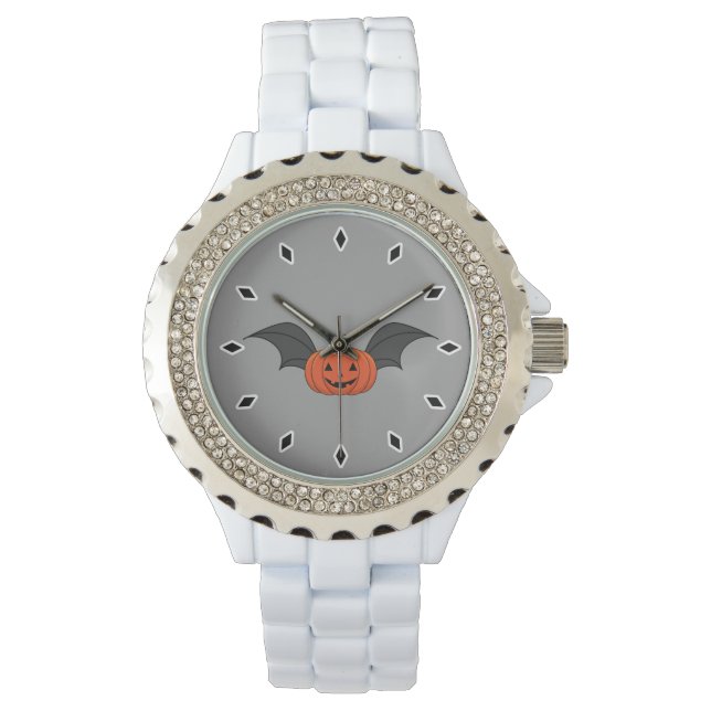 Reloj De Pulsera Bate de calabaza de Halloween (Anverso)