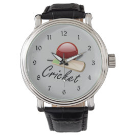 Reloj De Pulsera Bate de cricket y pelota