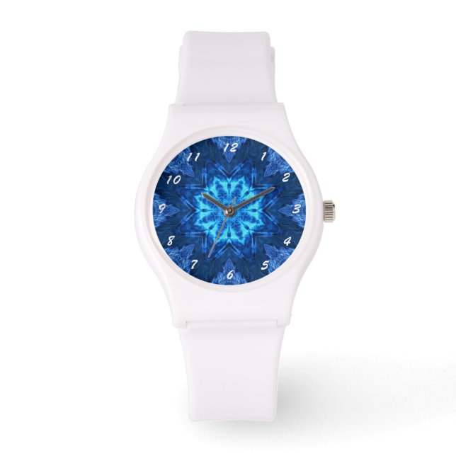 Reloj De Pulsera Batik azul (Anverso)