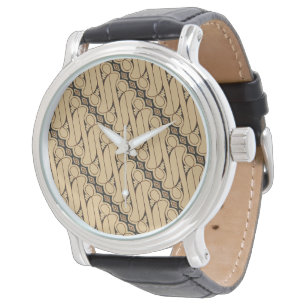 Reloj De Pulsera Batik Parang, Patrón Indonesio, Javanés, Étnico