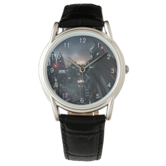 Reloj De Pulsera Batman mirando la ciudad (Anverso)