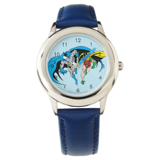 Reloj De Pulsera Batman y Robin (Anverso)