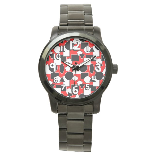 Reloj De Pulsera Bauhaus Collage (Anverso)