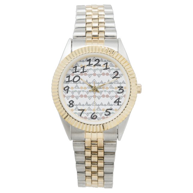 Reloj De Pulsera Bauhaus Triangles (Anverso)