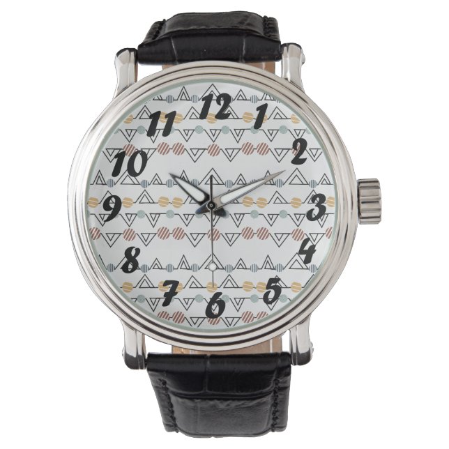 Reloj De Pulsera Bauhaus Triangles (Anverso)