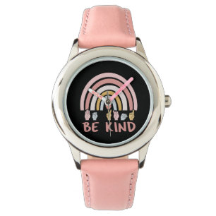 Reloj De Pulsera Be Kind ASL III - Lenguaje Rótulo americano