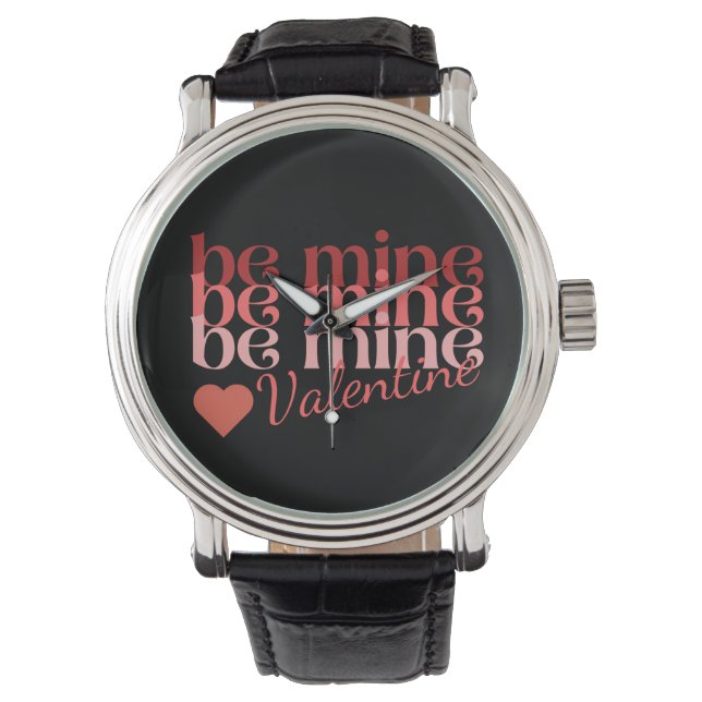 Reloj De Pulsera Be Mine Valentine (Anverso)