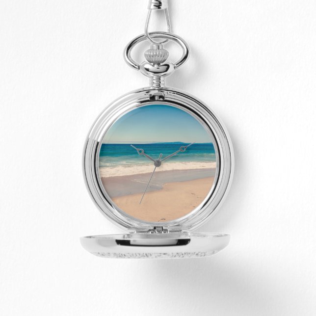 Reloj De Pulsera Beach Photo Ocean Blue Scenic (Anverso)
