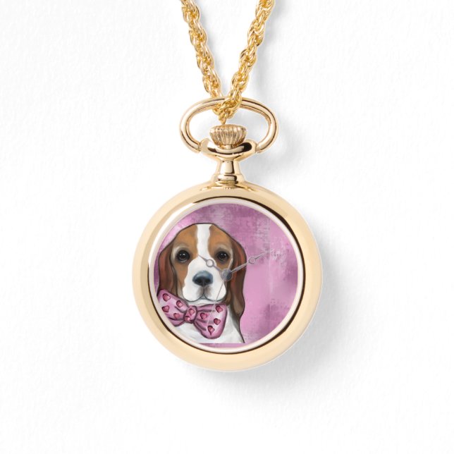 RELOJ DE PULSERA BEAGLE DE SAN VALENTÍN (Anverso)