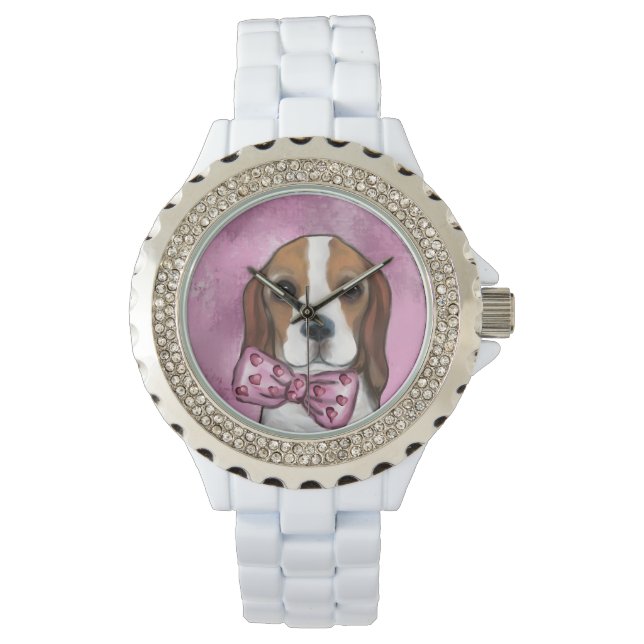 RELOJ DE PULSERA BEAGLE DE SAN VALENTÍN (Anverso)