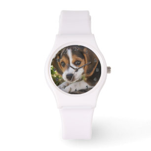 Reloj De Pulsera Beagle del perro de perrito