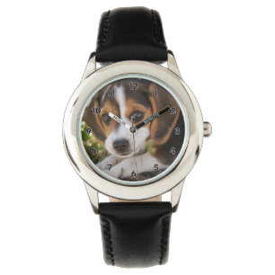 Reloj De Pulsera Beagle del perro de perrito