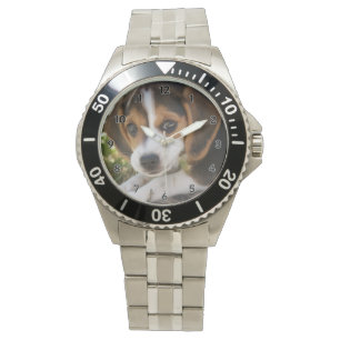 Reloj De Pulsera Beagle del perro de perrito