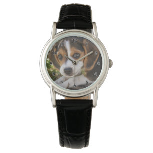 Reloj De Pulsera Beagle del perro de perrito