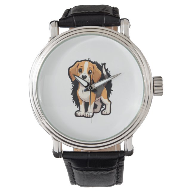 Reloj De Pulsera Beagle Dog T Shirt (Anverso)