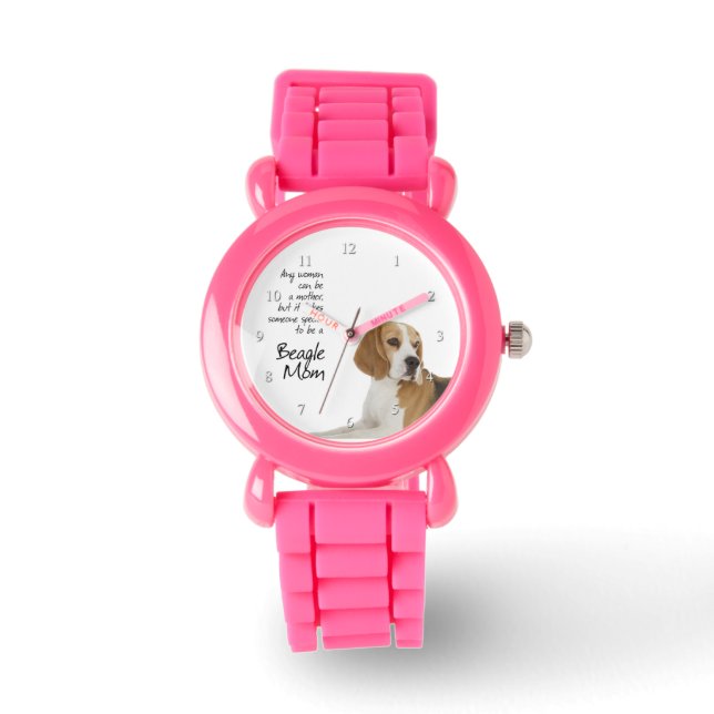 Reloj De Pulsera Beagle Mom Watch (Anverso)