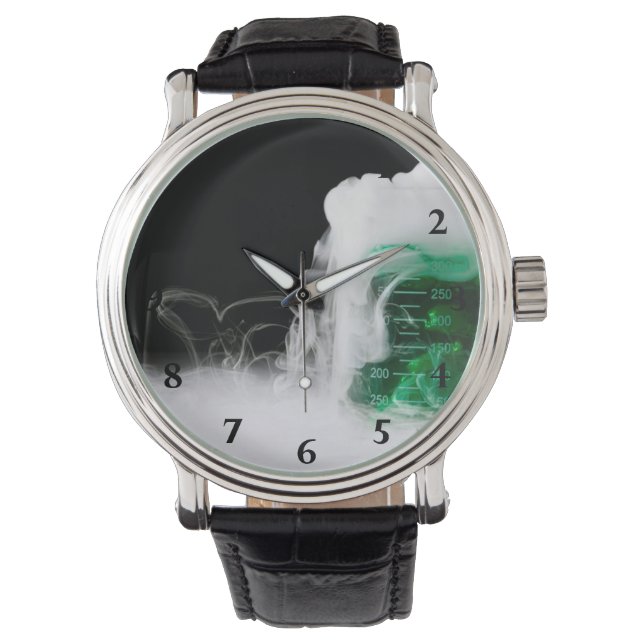 Reloj De Pulsera Beaker de fluido verde (Anverso)