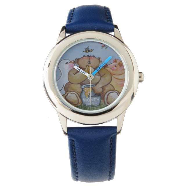 Reloj De Pulsera Bear de miel (Anverso)