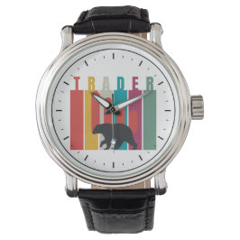 Reloj De Pulsera Bearish market | Trader | Simple design