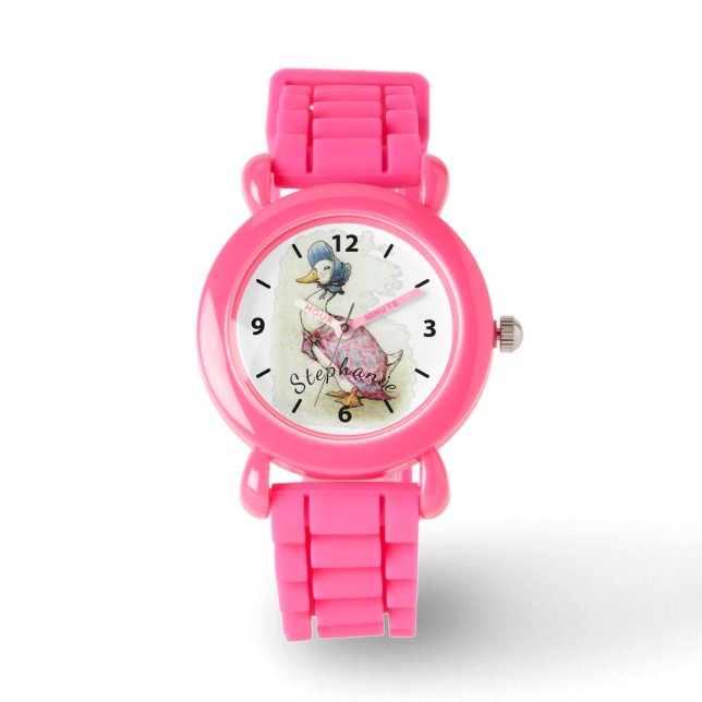 Reloj De Pulsera Beatrix Potter, Jemima Puddle Duck personalizado (Anverso)