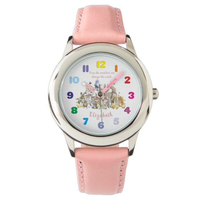 Reloj De Pulsera Beatrix Potter Peter y amigos personalizados (Anverso)