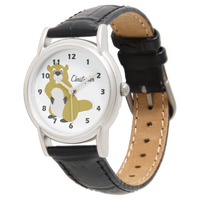 Reloj De Pulsera Beaver Design (Angular)