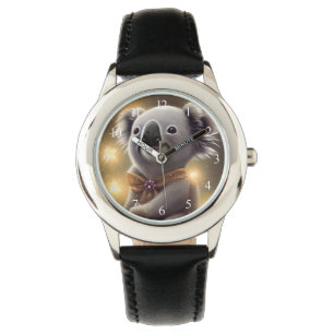 Reloj De Pulsera Bebé Adorable Sonriendo Oso Koala