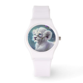 Reloj De Pulsera Bebé blanco Libio Cubo Fantasía