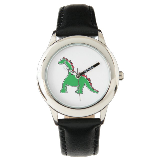 Reloj De Pulsera Bebé Brontosauro Personalizado Dinosaurio Gear (Anverso)