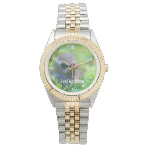 Reloj De Pulsera Bebé Cedar Waxwing Fledglglglgling Bird Personaliz
