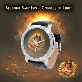 Reloj De Pulsera Bebé Isis durmiendo – Diosa de la Luz.