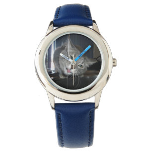 Reloj De Pulsera Beber Gato De La Cocina Tap,