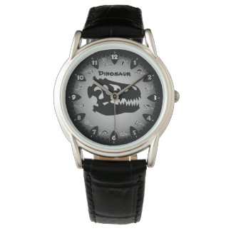 Reloj De Pulsera Bedrock Grey Dinosaur Watch
