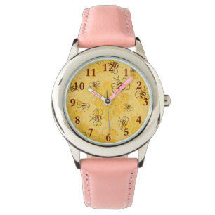 Reloj De Pulsera Bee Buzzing Honey Bees Cute